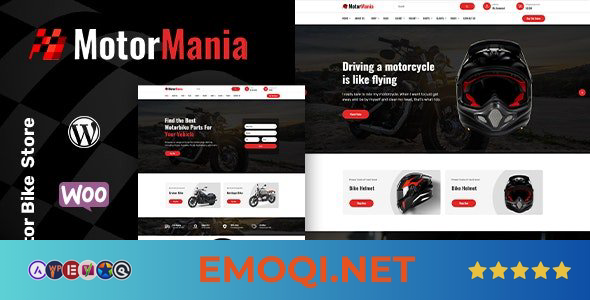 Download MotorMania v1.1.1 – Motorcycle Accessories WooCommerce Theme